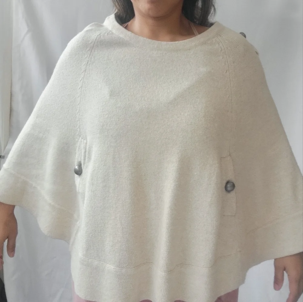 WOOL Blend Boho Festival Poncho - Picture 16 of 16